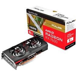 PLACA DE VIDEO 8GB SAPPHIRE RADEON RX 7600 PULSE