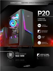 GABINETE SENTEY GAMER PM20-SF RGB ACRYLIC PANEL