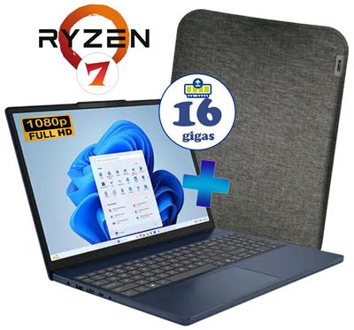 NOTEBOOK LENOVO 15.3 FHD IP SLIM 3 R7 7735HS 16GB D5 512GB