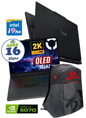 NOTEBOOK LENOVO 15.1 OLED 165HZ LEGION 5 i9 14900HX 16G 1T RTX5070 W11H