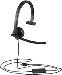 AURICULAR LOGITECH MONOAURAL C/MIC H570e