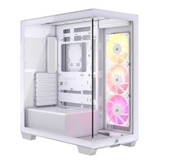 GABINETE CORSAIR 3500X MID TOWER TG FAN ARGB X3 WHITE