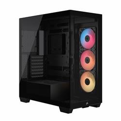 GABINETE CORSAIR 3500X MID TOWER TG USB C FAN ARGB X3 BLACK
