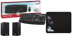 COMBO GENIUS TECLADO, MOUSE Y PARLANTES + MOUSE PA