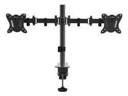 SOPORTE MONITOR DOBLE PRENSA HASTA 32 PULGADAS