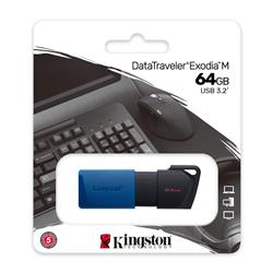 PENDRIVE 64GB KINGSTON DT EXODIA M USB 3.2 NEGRO