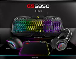 COMBO KIT GAMER SENTEY GS5850 *RGB* TEC+MOU+AUR+PAD