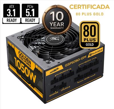 FUENTE PC 1050W SENTEY GSP1050 GM 80 PLUS GOLD FULL MODULAR