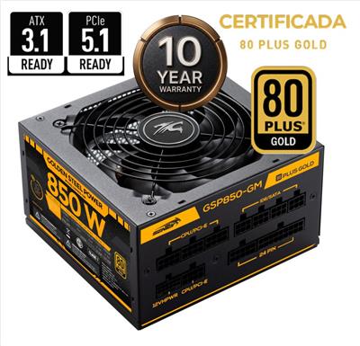 FUENTE PC 850W SENTEY GSP850 GM 80 PLUS GOLD FULL MODULAR