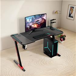 ESCRITORIO MESA GAMER GTA-002 CON LUCES LED RGB