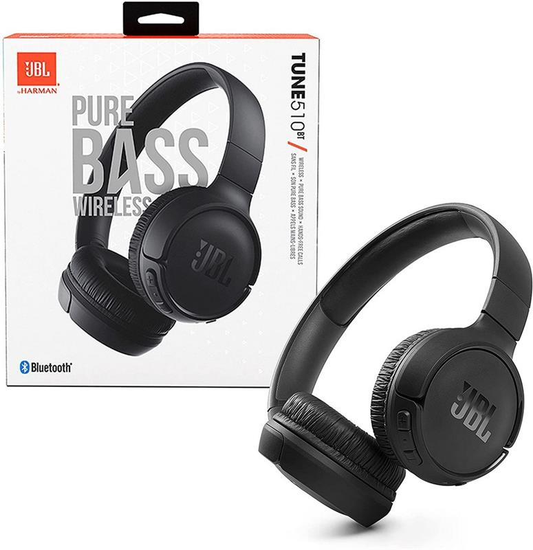 Auricular JBL T510 BLUETOOTH NEGRO (2804)