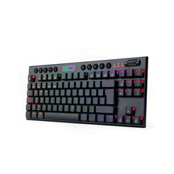 TECLADO USB GAMER REDRAGON HORUS TKL K622 RGB BLACK RED
