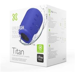 PARLANTE BLUETOOTH KLIPXTREME TITAN 12W IPX7 AZUL