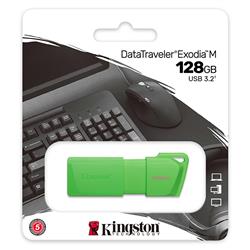 PENDRIVE 128GB KINGSTON EXODIA M USB 3.2 NEON