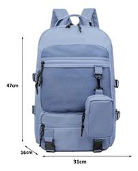 MOCHILA URBANO IMPERMEABLE REFORZADA GRANDE PORTA NOTEBOOKS CON MONEDERO