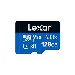 TARJETA MICROSD 128GB LEXAR C10 100MB-S UHS-I V30