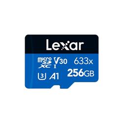 TARJETA MICROSD 256GB LEXAR C10 100MB-S UHS-I V30