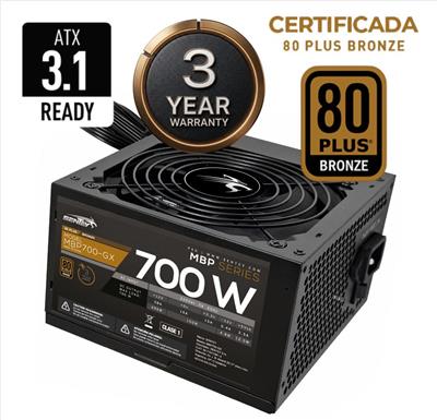 FUENTE PC 700W SENTEY MBP700 GX 80 PLUS BRONZE ATX 3.1 AUTO FAN