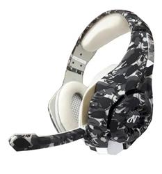 AURICULAR NISUTA GAMER PS4 XBOX C-MIC CAMUFLADO GRIS