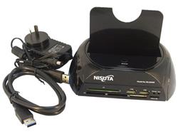 DOCKING HDD IDE Y SATA 2.5 - 3.5 USB 3.0 (NISUTA)