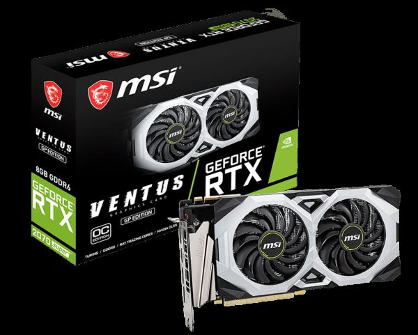 Rtx 2070 Super Ventus Gp Oc 8gb Msi Geforce Rtx 2070 Super Ventus