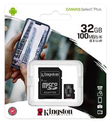 TARJETA MICROSD 32GB KINGSTON 100MB-S UHS-I HC