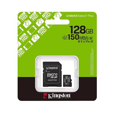 TARJETA MICROSD 128GB KINGSTON CANVAS SELECT PLUS 