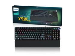TECLADO USB PHILIPS GAMER G605 MECANICO RGB