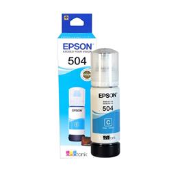 BOTELLA TINTA ORIG EPSON T504 CYAN