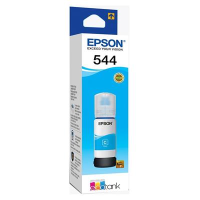 BOTELLA TINTA ORIGINAL EPSON T544 CYAN