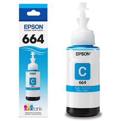 BOTELLA TINTA ORIGINAL EPSON T664 CYAN