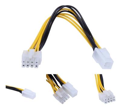 CABLE ADAPTADOR P4 ATX DE 4 PIN A 8 PIN MOTHER
