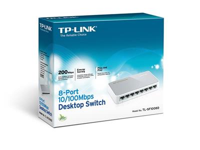 SWITCH TP LINK 8 PUERTOS TL SF1008D