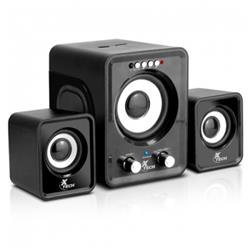 PARLANTE XTECH 2.1 XTS-375 USB 12W NEGRO